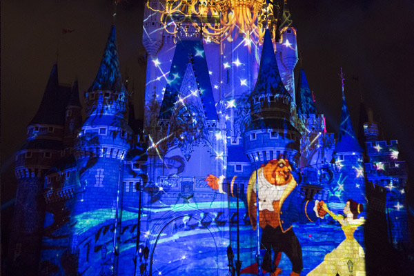 Beloved Disney characters come alive in new Once Upon a Time Projection show.