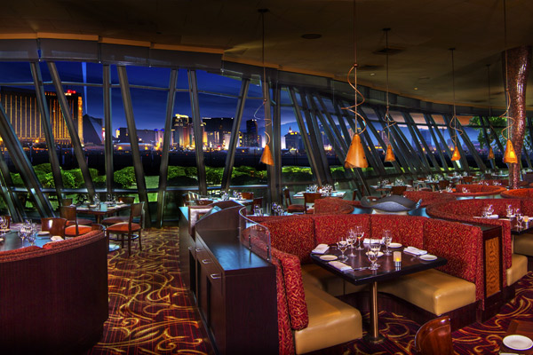 The 10 Most Restaurants In Las Vegas Bestofvegas Gaze Out At The View Of Las Vegas Strip From Panevino Photo