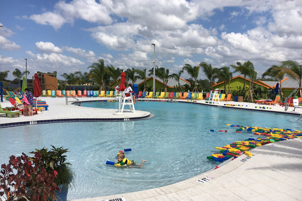 Pool Area at Legoland Beach Retreat