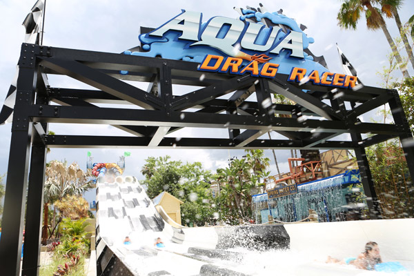First at Aqua Drag Racer in Wet &lsquo;n Wild Orlando