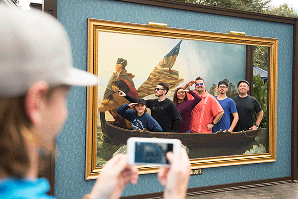 Enjoy interactive art at the Epcot Festival of the Arts