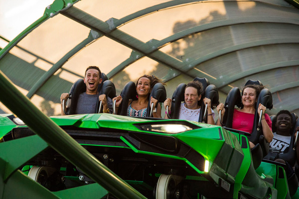 Test yourself with a ride on the Hulk in Universal Orlando’s Island of Adventures
