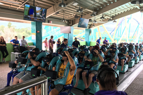 Kraken Unleashed is the first VR coaster to open in Orlando