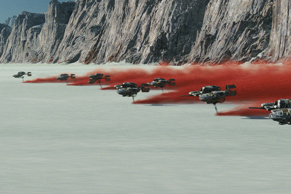 Star Tours – The Adventures Continue will take guests to the planet of Crait.