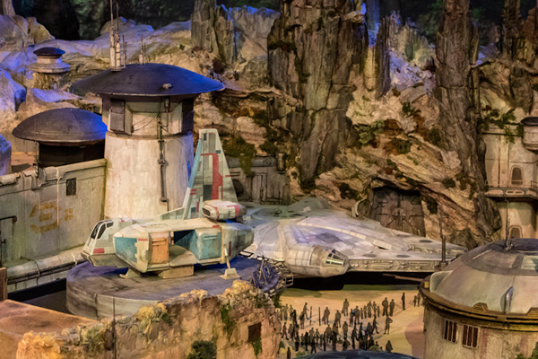 Travel aboard the Millennium Falcon with the Star Wars Land expansion