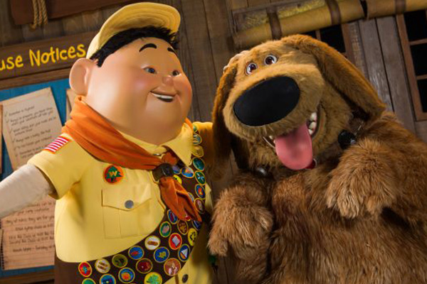 Russell and Dug Stars in New Animal Kingdom Show