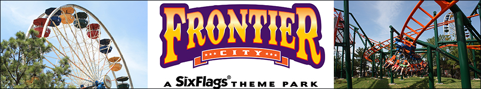 Six Flags Frontier City Theme Park Header Image