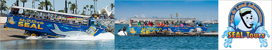 San Diego Seal Tour - Historic Tours of America Header Image