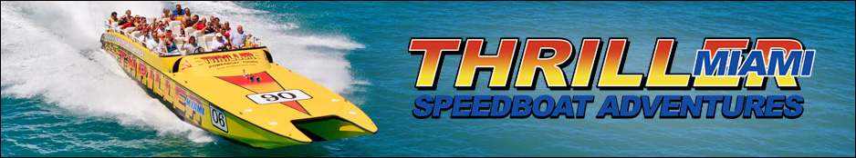 Thriller Miami Speedboat Adventures Header Image