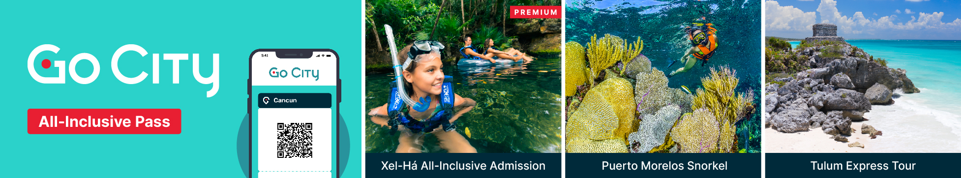 Go City | Cancun All-Inclusive Pass Header Image