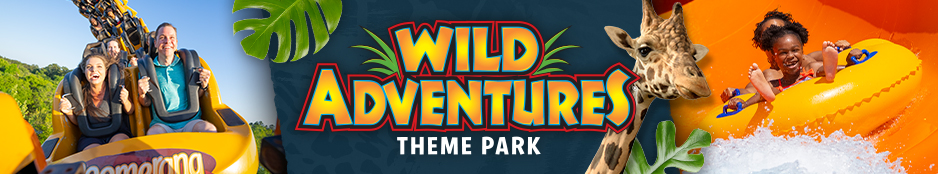 Wild Adventures Theme Park Header Image