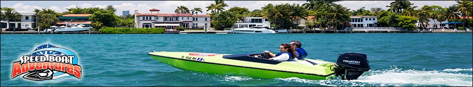 Speed Boat Adventures: Tampa Header Image